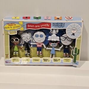 David & Goliath Boys Are Smelly Bendable Poseable Collectible Set New
